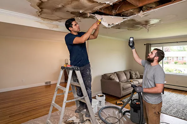 Ceiling Water Damage Restoration Redlands
