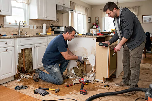 Kitchen Water Damage Repair Redlands