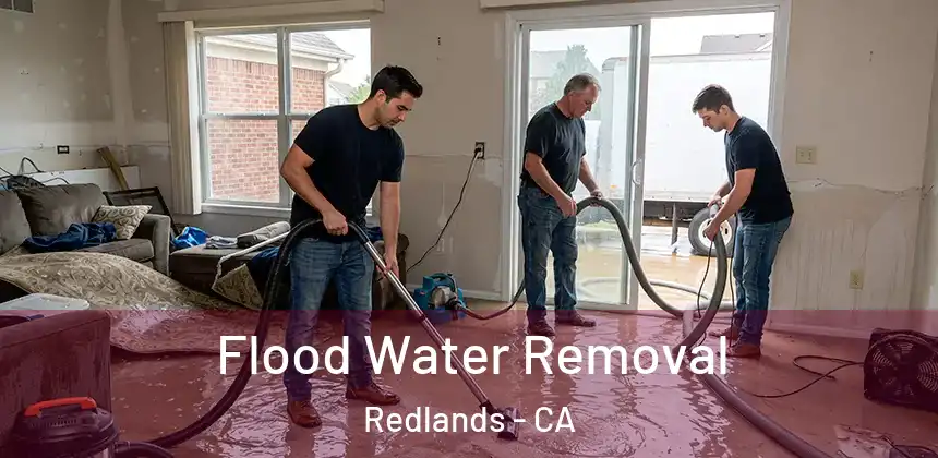 Flood Water Removal Redlands - CA