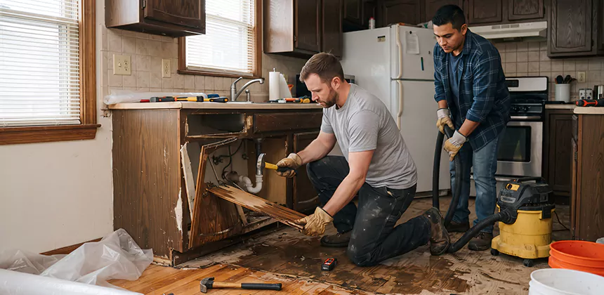Repairing Water Damaged MDF Cabinets in Redlands