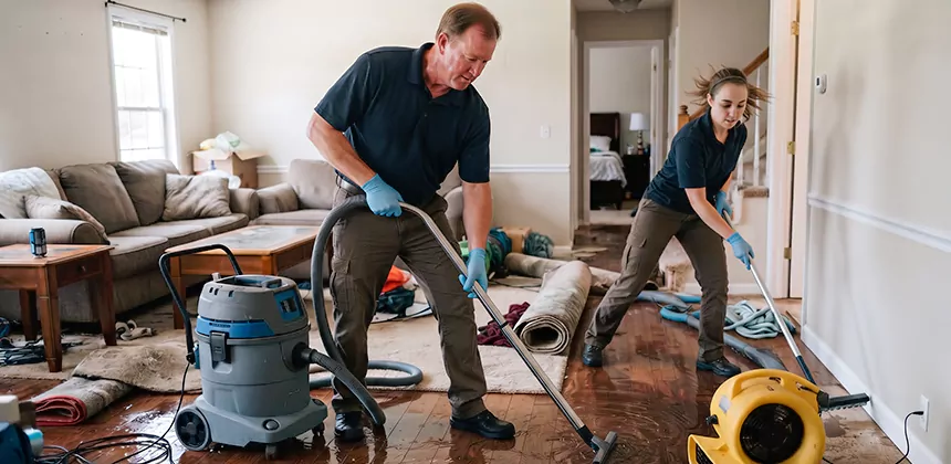 Hidden Leak Clean Up in Redlands